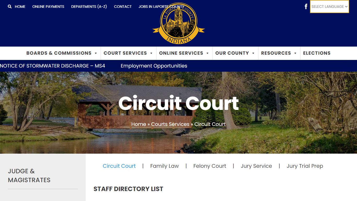 Circuit Court - LPC - La Porte County, Indiana